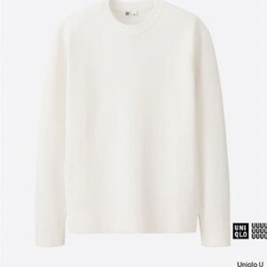 Uniqlo U x Christophe Lemaire U Milano ribbed men’s white Crewneck Sweater